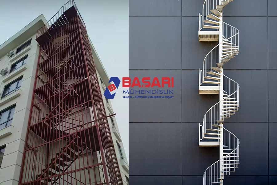 Düz Kollu ve Z Tipi Yangın Merdivenlerinin Detaylı Karşılaştırması - Başarı Yangın