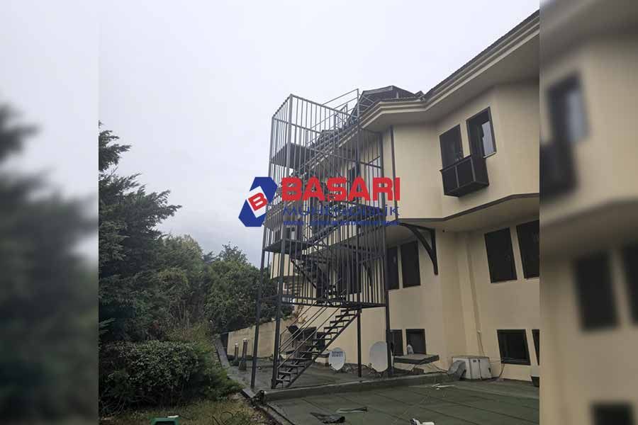 Yangın Merdiveni Boyama ve Korozyon Koruması - Başarı Yangın