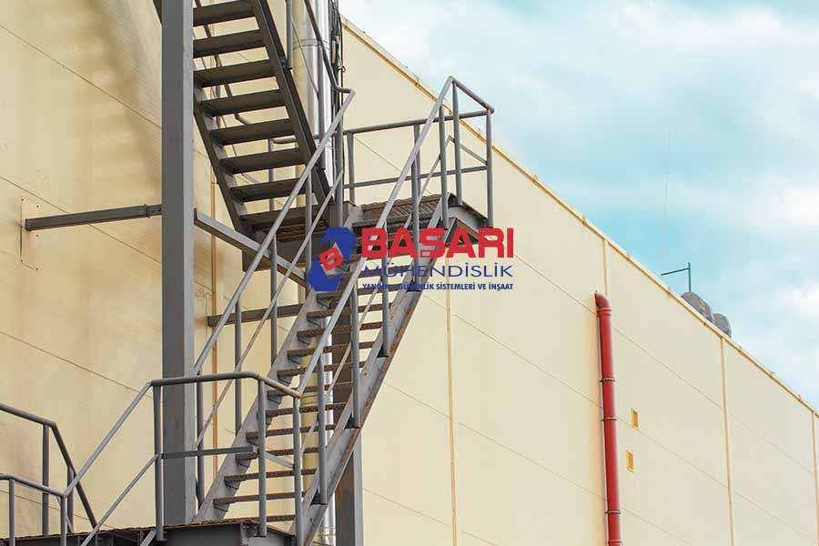 Makaralı Tip yangın Merdiveni - Başarı Yangın