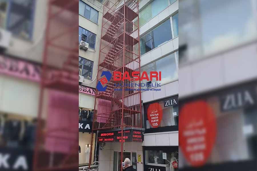 Yangın Merdiveni Proje Çizim Süreci - Başarı Yangın