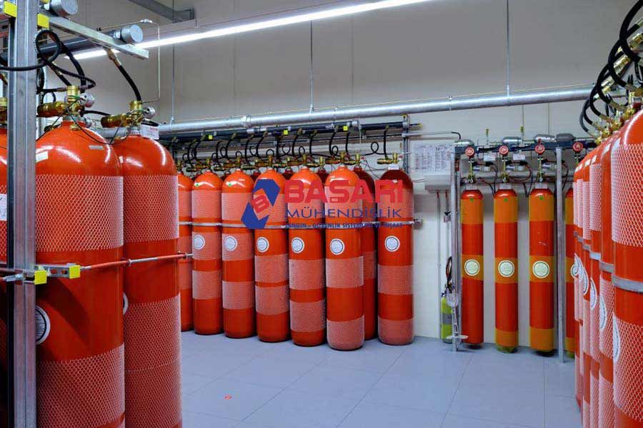 FM 200 Gazlı Söndürme Sistemleri Nasıl Çalışır? - Başarı Yangın